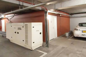 Noodstroom generator & parkeerkelder